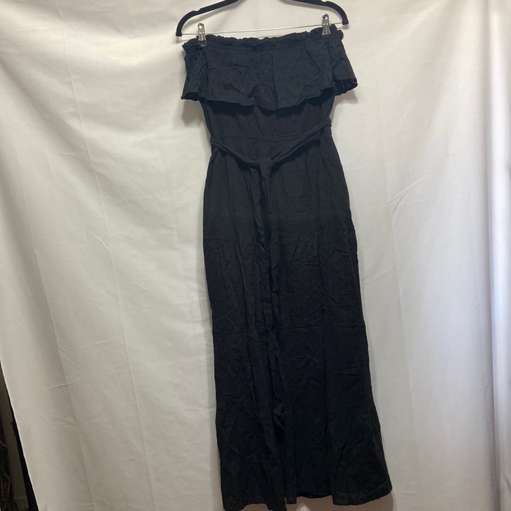 Sofia Jeans by Sofia Vergara Tiered Off the Shoulder (strapless) Maxi Dress